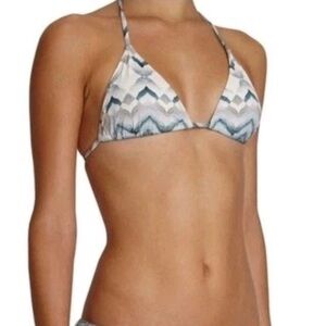 NWT Eberjey Varadero Gisele Triangle Top Bikini Top Size Small Boho Beach Vacay